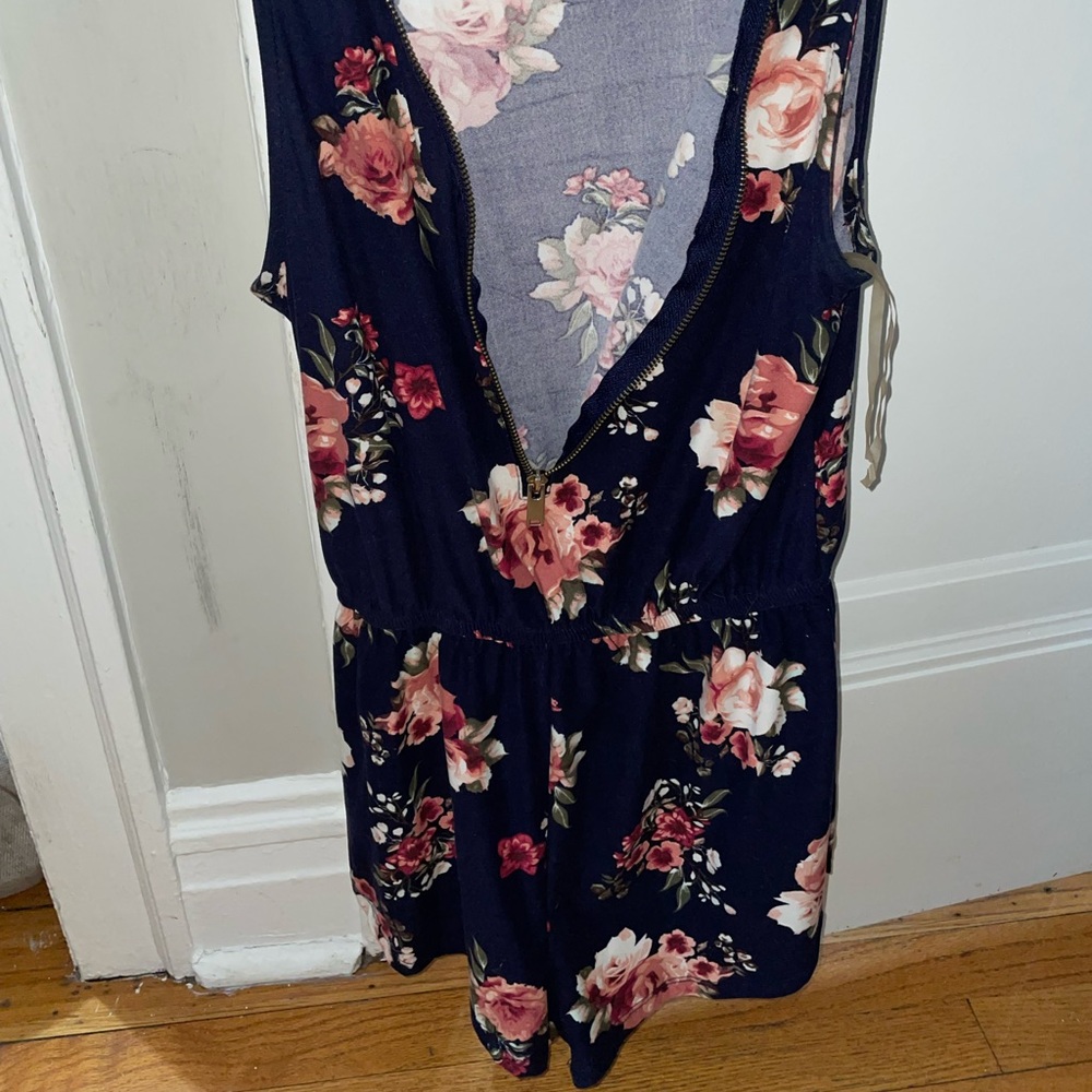 Shorts Floral Romper